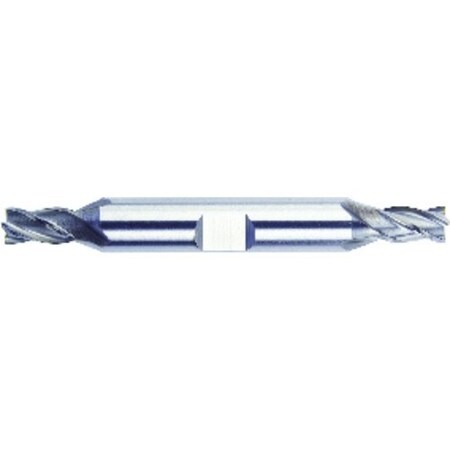 Morse End Mill, Center Cutting Double End Stub Length, Series 4561, 532 Cutter Dia, 234 Overall Leng 44194